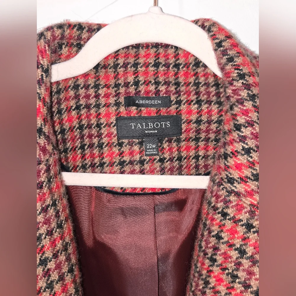 Talbots - Plaid Blazer - Picture 10 of 16